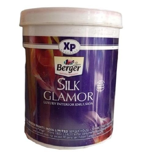 Easy To Apply Weather Resistance Scratch Resistance Berger Silk Glamor Emulsion Paint