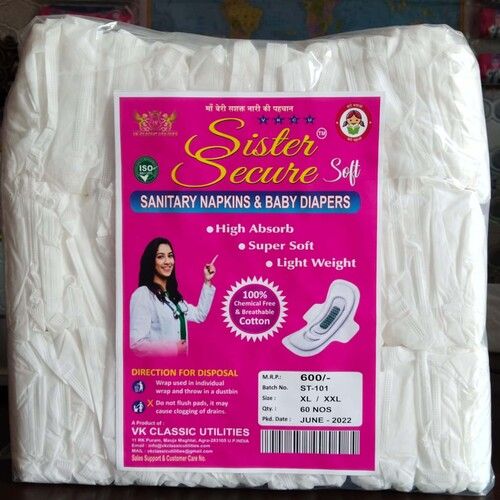 Sister Secure Jumbo Pack 280mm Sanitary Pads At Best Price In Agra Vk Classic Utilities 1231