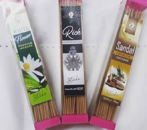 Rich Aroma 16 Centimeter Length Thin Incense Stick With Brown Color Burning Time: 50 And 90 Minutes