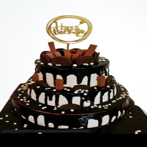how to make 3 tier chocolate cake design decorating | amazing 3 step  chocolate cake | cakes yummy - YouTube