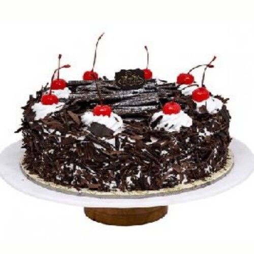 Fresh And Delicious Eggless Chocolate Sponge Cherries Black Forest Cake