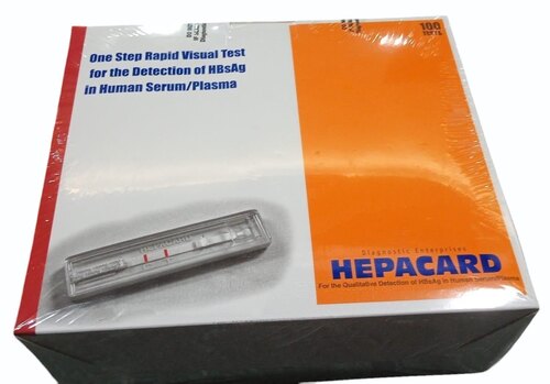 HEPACARD (HBsAg) One Step Rapid Visual Test Kit