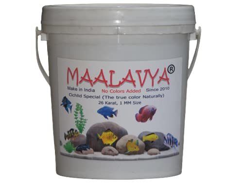 Maalavya Cichlid Special 26 Karat 1mm Fish Feed - 1kg