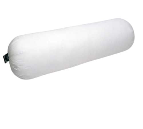 Pillow Premium Bolster In White Color And Cotton Fabric, Size 30" X 36", Comfortable