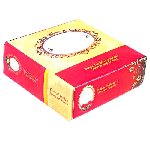 Multicolor Printed Premium Laddu Packaging Box Pack of 100 Pieces