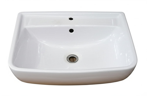 White Heavy-Duty Oval Shaped Table-Top Ceramic Wash Basin, 6-10 Inch - Plastic Type: Pvc