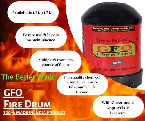 Gfo Fire Fighter Drum, Diameter 144mm