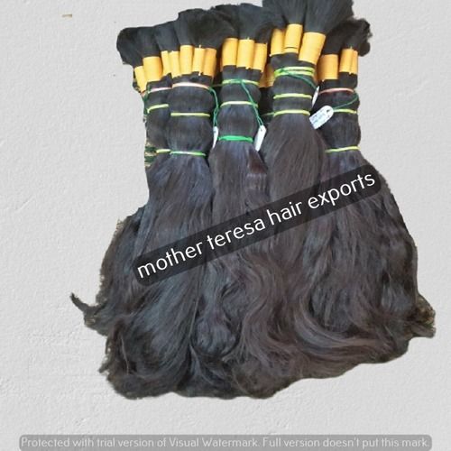 Indian Unprocessed Bulk Single Drawn Human Hair Extensions