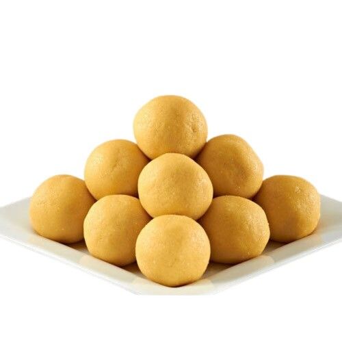 Rich In Protein Made With Organic Besen And Ghee Delicious Sweet Besan Laddu, 1 Kg