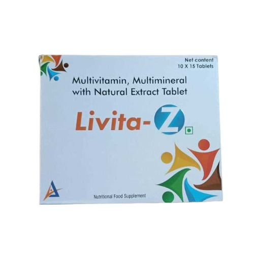Livita-Z Multivitamin Multimineral With Natural Extract Tablets, 10x15 Tablets Blister Pack
