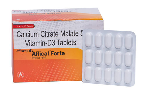 Affical Forte Calcium And Vitamin D3 Tablets Efficacy: Promote Nutrition