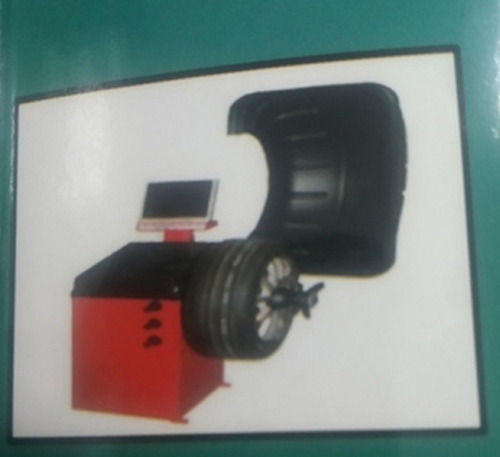 Heavy Duty Semi Automatic Wheel Balancer for Garage and Automobile Industry