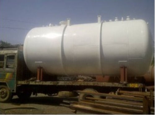 Mild Steel High Pressure Vessels Capacity 25kl And Max Pressure 100 Bar Storage Material Oil Gas And Water