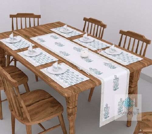 Water Proof Multi Colors Cotton Printed Dining Table Mat(Easy Washable)