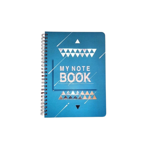 Spiral Writing Notebook - Eco-Friendly Pepper Material 100 Pages for Extended Use | Convenient Flip Design Durable Cover Ideal for Note-Taking