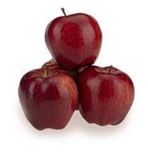  लाल रंग मध्यम आकार का ताजा और स्वादिष्ट मीठा सेब 