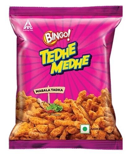 Testy Namkeen Bingo Tedhe Medhe Masala Tadka, Packaging: Bag