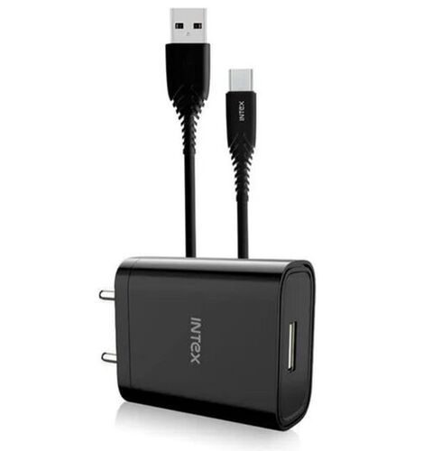 High-speed Data Transfer Stylish Design Glossy Finish Intex Mobile Charger