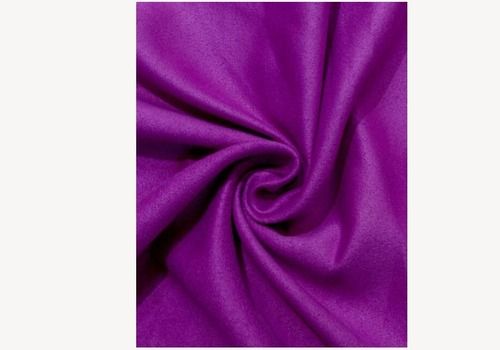 Washable And Breathable Non Woven Purple Plain Unstitched Fabric