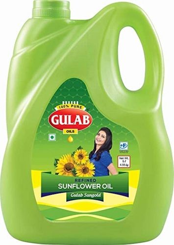 Light Yellow 100 Percent Fresh And Natural Sunflower Refined Oil For Cooking 1 Liter