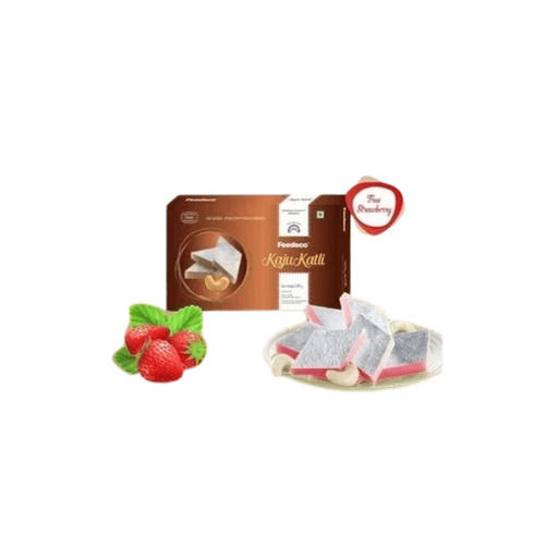 Strawberry Kaju Katli - Carbohydrate: 14 Grams (G)