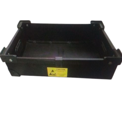 Rectangular Shape Plain ESD Trays Used In Industrial Sector - New EPE Material, 20-100 kg/m3 Density, Black Color | Manual Detection Method, ESD Protection
