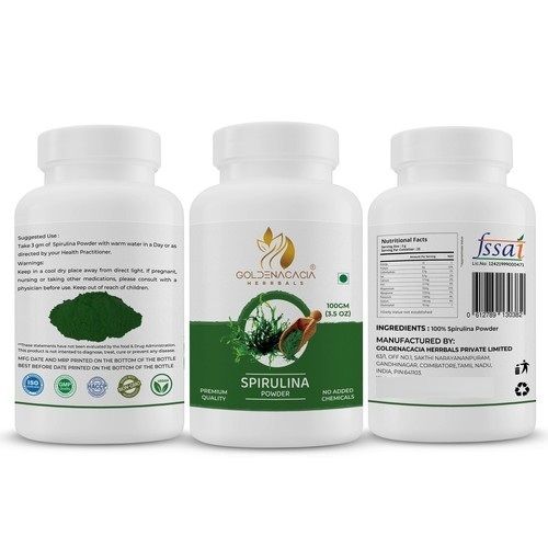 Goldenacacia Herrbals Spirulina Powder 100g