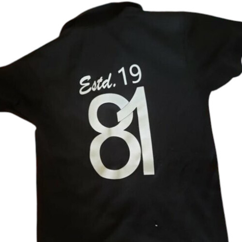Short Sleeves Mens Black T Shirts - Cotton Size M/L/XL/XXL Black Color | Soft Breathable Fabric for Comfortable Casual Daily Wear