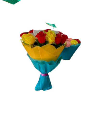  ताज़े फूलों के गुलदस्ते का 15 मिक्स रोज़ेज़ फ्लोरल फ़ैंटेसी गिफ़्ट 