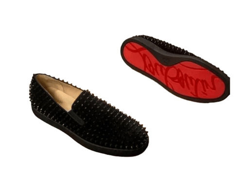 Men Loafer Shoes - Color: Black