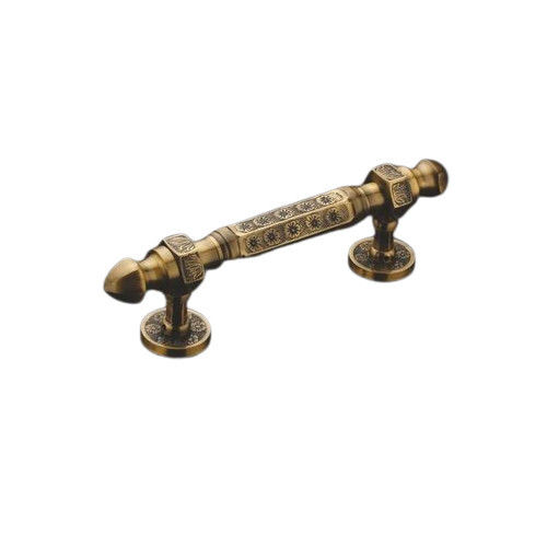 Brown 80-100 Grams Printed Brass Antique Door Handle