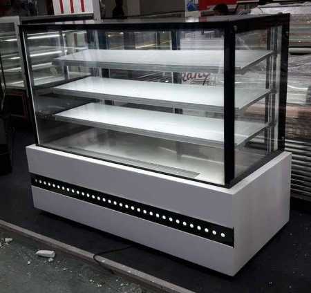 Electric Sweet Display Counter For Food Display, Auto Cooling Temperature