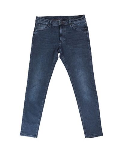 Anti Shrink Easy To Clean Colorfastness Comfortable To Wear Slim Fit Blue Denim Mens Jeans Age Group: >16 Years