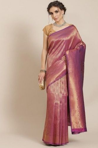 Ladies Designer Skin Friendly Stylish Party Wear Breathable Cotton Sarees 