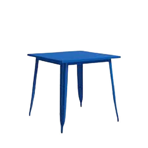 Long Life Span Sturdy Construction Elegant Look Crack Resistance Blue Plastic Table Home Furniture