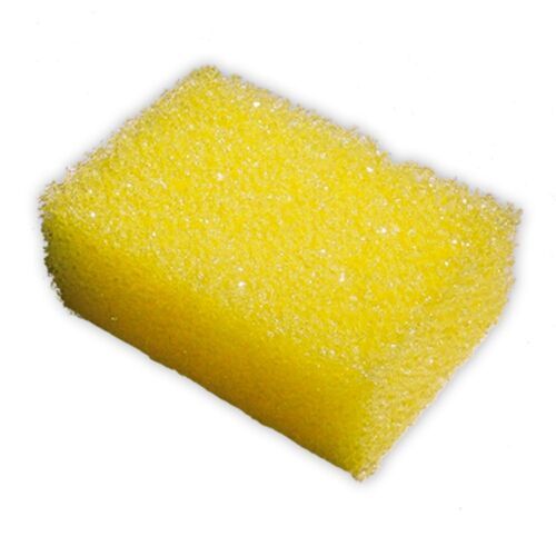 Wet And Dry Duster Yellow Sponge Application: Dishes Washing