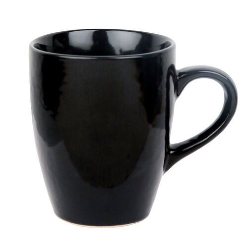 Plain Black Coffee Mug For Home And Cafe 