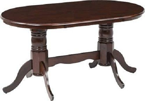 Termite Resistant High Durable Rectangular Polished Solid Wooden Dining Table