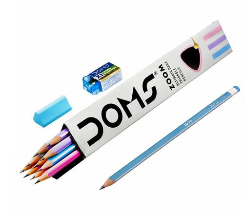 Light Weight Smooth Writing Doms Pencils For School And Office Use With Good Griping