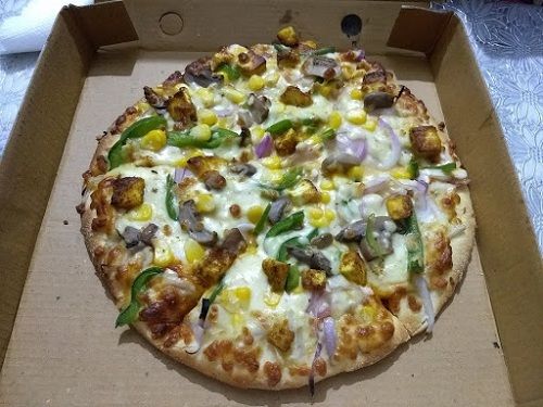 Delicious Taste Round Vegetable Topping Mozzarella Double Cheese Frozen Pizza