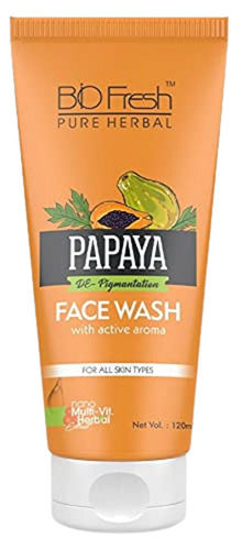 Moisturizing And Brightening Papaya Face Wash, 120 Ml Ingredients: Herbal