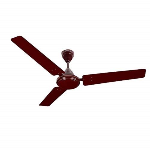 Shock Proof Less Power Consumption Ruggedly Constructed Brown Ceiling Fan