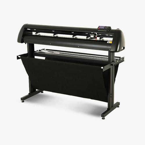 Steel Automatic Electric Cutting Plotter Machine With Easy Installation, Black Color