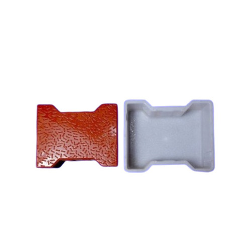 White And Red Silicone Moulds For Pavers, 40Mm Thick Mould Life: 1 Years