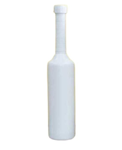 Hdpe 1 Liter Long Neck Bottle Used For Liquid Supplements Packing - Color: White