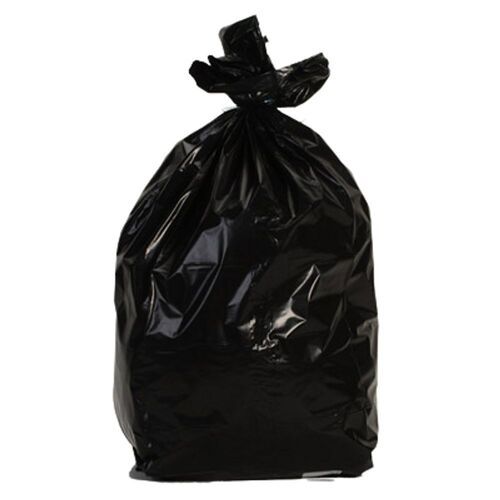 Biodegradable And Reusable Black Garbage Bags,19x21 Inch