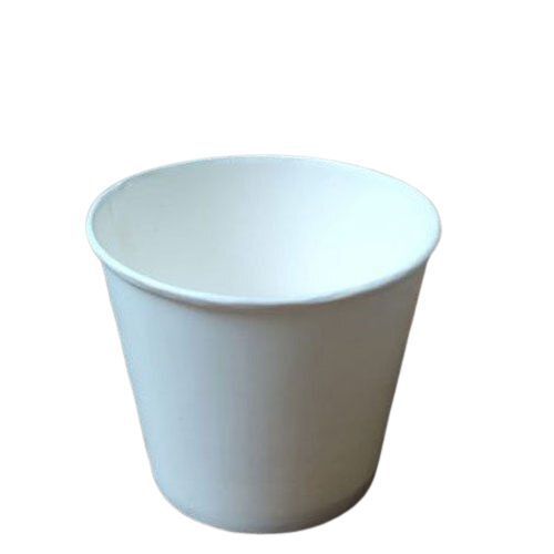 White Easy To Use Recyclable Biodegradable Paper Glass