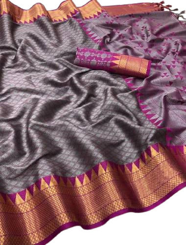 Kajukatri Self Weaving Richpallu Silk Saree