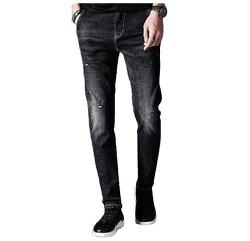 HUGO - Extra-slim-fit jeans in blue-black stretch denim