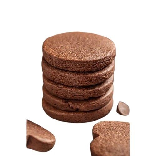 Delicious Crunchy And Crispy Texture Round Brown Chocolate Biscuits